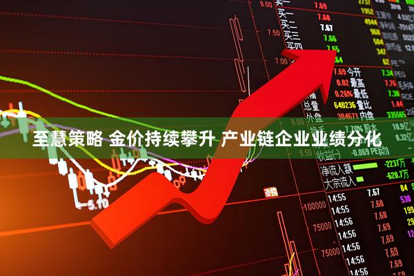 至慧策略 金价持续攀升 产业链企业业绩分化