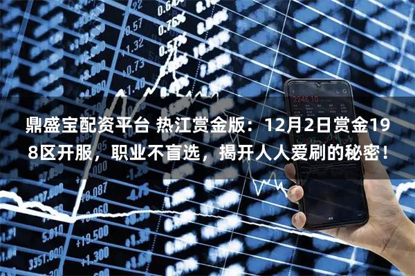 鼎盛宝配资平台 热江赏金版:12月2日赏金198区开服,职业不盲选,揭开人人爱刷的秘密!