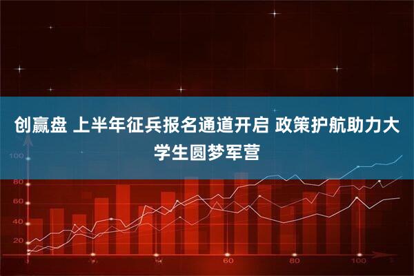 创赢盘 上半年征兵报名通道开启 政策护航助力大学生圆梦军营